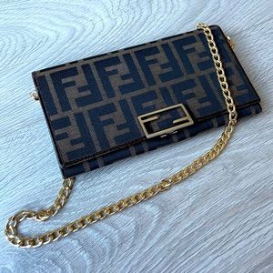 Fendi Zucca Monogram Bifold Wallet